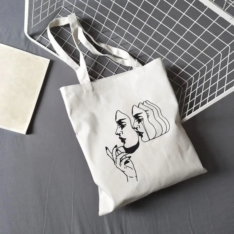Line Drawn Faces Print Tote Bag Ladies Graphic Funny School Travel Bags Casual Women Eco Reusable Pocket Shopping Shoulder Bag
Line Drawn Faces Print Tote Bag Ladies Graphic Funny School Travel Bags Casual Women Eco Reusable Pocket Shopping Shoulder Bag