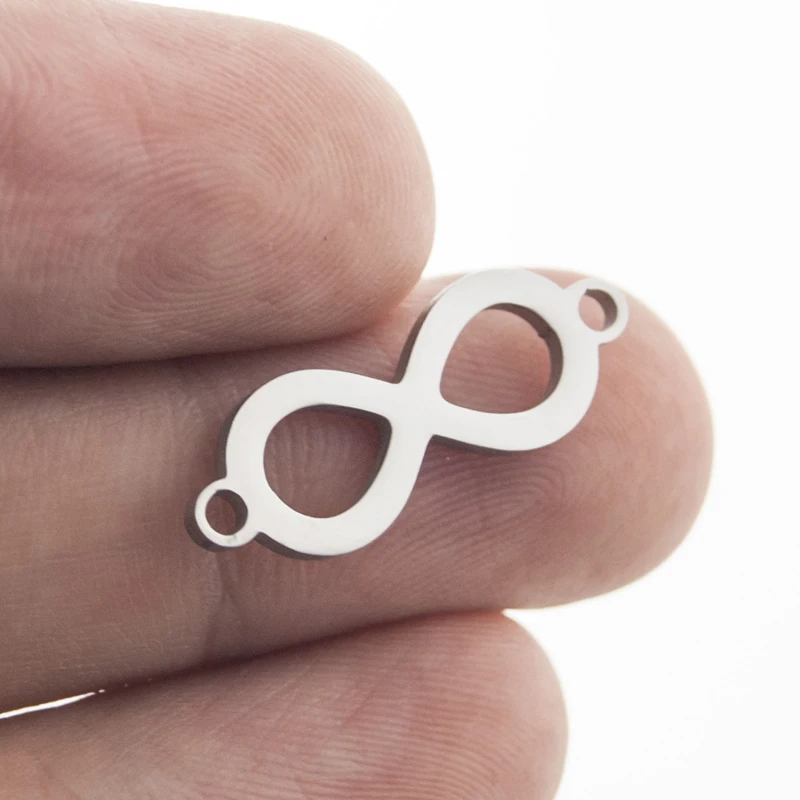 100% Stainless Steel Infinity Small Charm 2 Ear Loops Pendant For Bracelet Necklace DIY Jewelry Making Wholesale 10pcs
100% Stainless Steel Infinity Small Charm 2 Ear Loops Pendant For Bracelet Necklace DIY Jewelry Making Wholesale 10pcs