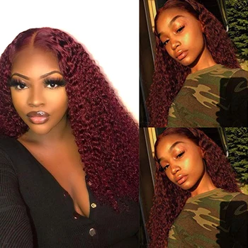SimBeauty 99j Burgundy Glueless Full Lace Human Hair Wigs PrePlucked Red Curly Lace Front Wig For Women 360 Lace Frontal Wig
SimBeauty 99j Burgundy Glueless Full Lace Human Hair Wigs PrePlucked Red Curly Lace Front Wig For Women 360 Lace Frontal Wig