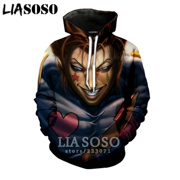 LIASOSO 2019 Winter New Men Women Sweatshirt 3D Print Anime HUNTER HUNTER Hoodie Long Sleeve Casual Harajuku Pullover B002-09 
LIASOSO 2019 Winter New Men Women Sweatshirt 3D Print Anime HUNTER HUNTER Hoodie Long Sleeve Casual Harajuku Pullover B002-09