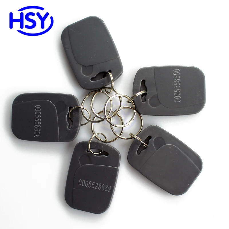 HSY 10pcs RFID EM Keytags 125Khz Proximity ID Keyfobs EM4100 TK4100 Keychain access control Token Ring Key fob
HSY 10pcs RFID EM Keytags 125Khz Proximity ID Keyfobs EM4100 TK4100 Keychain access control Token Ring Key fob