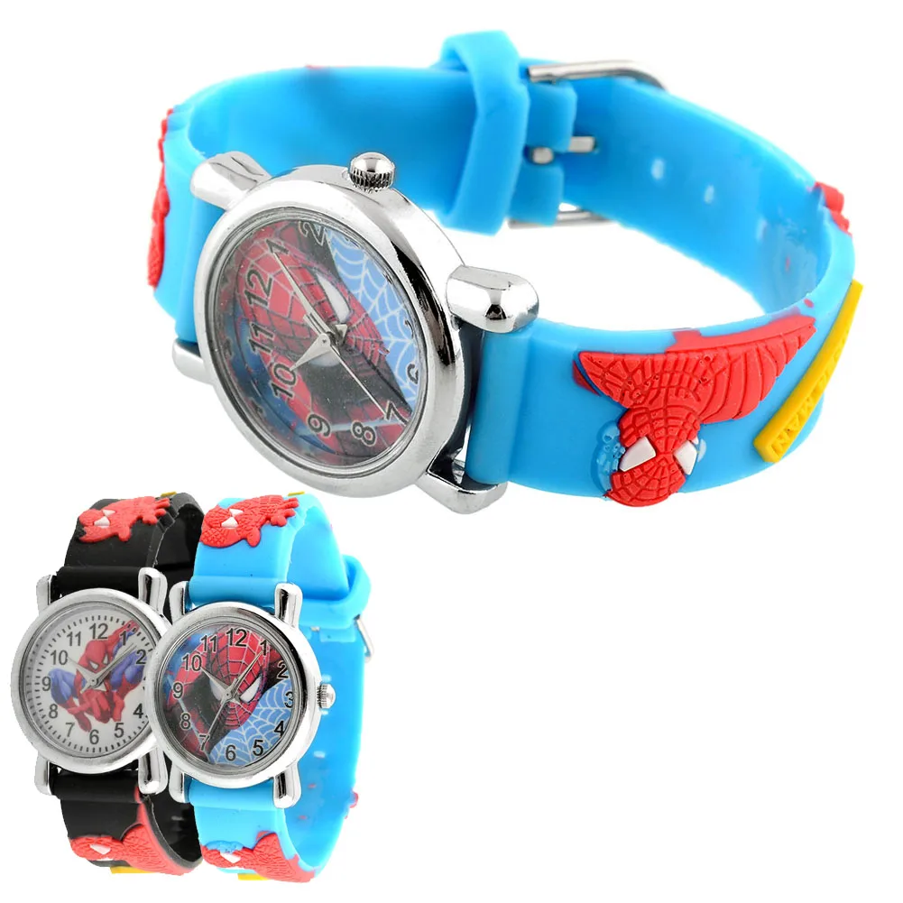 Hot New Fashion Rubber Blue Cartoon Child Boys Kid Chilren Analog Quartz Spider Man Marvel Wrist Watch 
Hot New Fashion Rubber Blue Cartoon Child Boys Kid Chilren Analog Quartz Spider Man Marvel Wrist Watch