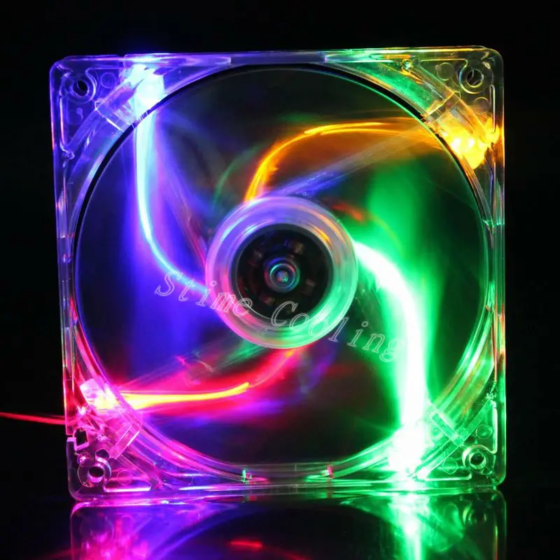 Free Shipping 10pcs Lot Colorful Led Light 120mm 120x120x25mm DC 12V Computer Case Cooling Fan
Free Shipping 10pcs Lot Colorful Led Light 120mm 120x120x25mm DC 12V Computer Case Cooling Fan
