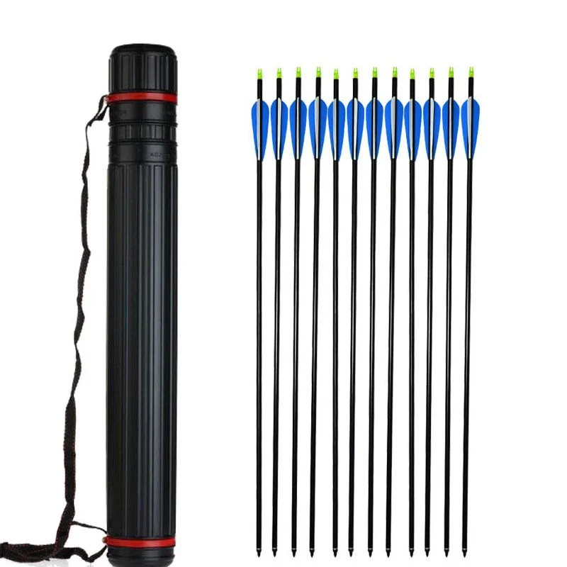 Hot 12PCS Carbon arrow +Adjustable Arrow Quiver, Arrow Tube, Arrow Back Quiver, Shoulder 63-100cm Quiver
Hot 12PCS Carbon arrow +Adjustable Arrow Quiver, Arrow Tube, Arrow Back Quiver, Shoulder 63-100cm Quiver