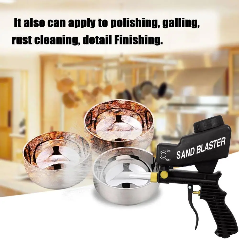 Portable Gravity Sandblasting Gun Pneumatic Sand Blasting Set Anti-Rust Sandblasting Device Small Sand Blasting Machine
Portable Gravity Sandblasting Gun Pneumatic Sand Blasting Set Anti-Rust Sandblasting Device Small Sand Blasting Machine