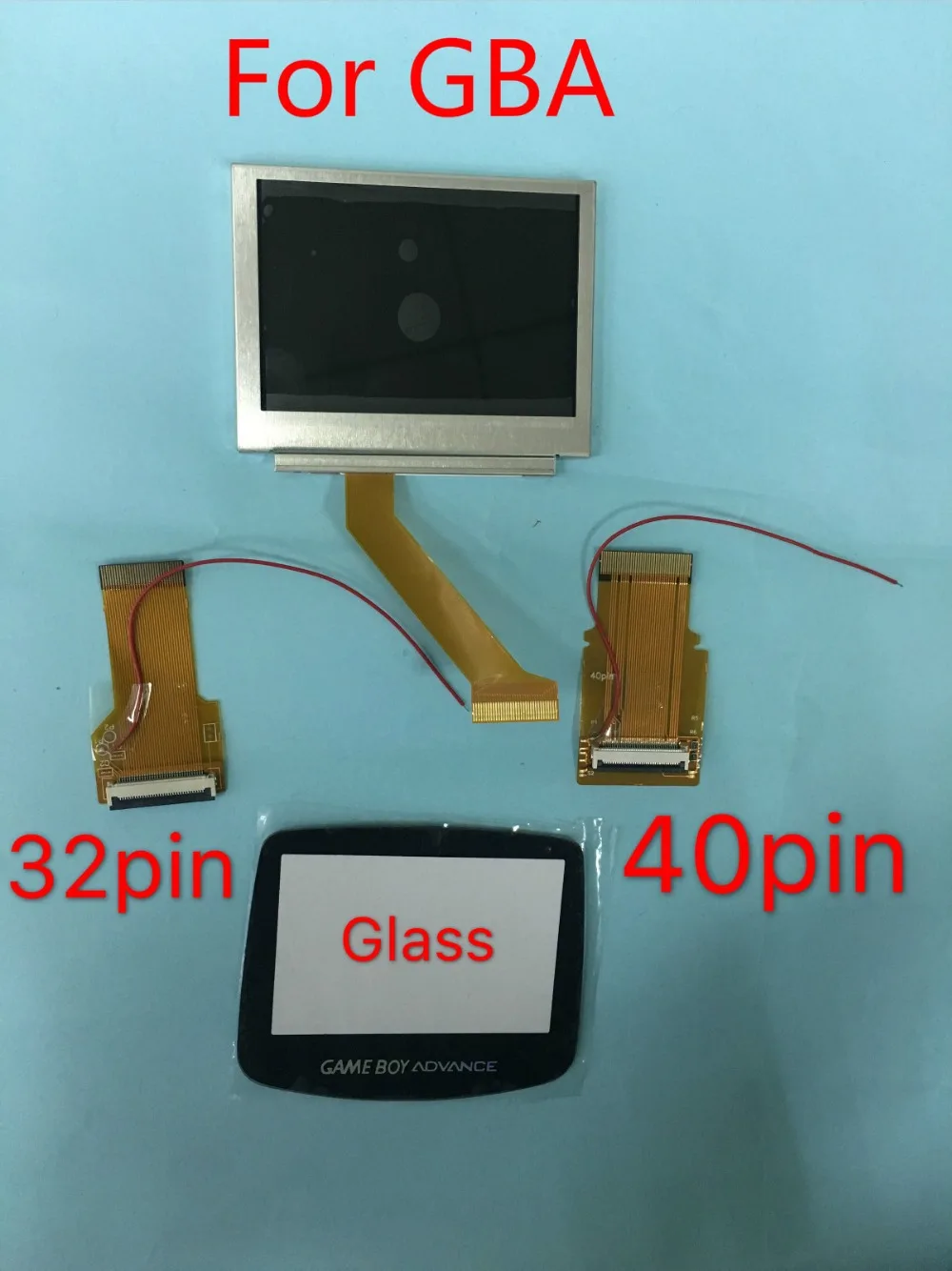 For Nintendo GameBoy Advance LCD Screen For GBA SP AGS 101 Highlit Screen LCD Backlit Brighter with 40pin/32pin cable and glass
For Nintendo GameBoy Advance LCD Screen For GBA SP AGS 101 Highlit Screen LCD Backlit Brighter with 40pin/32pin cable and glass