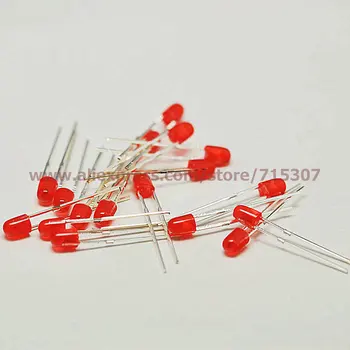 PHISCALE 50pcs 3mm red led round with domed top red lens no edge high brightness 2pins through hole
PHISCALE 50pcs 3mm red led round with domed top red lens no edge high brightness 2pins through hole