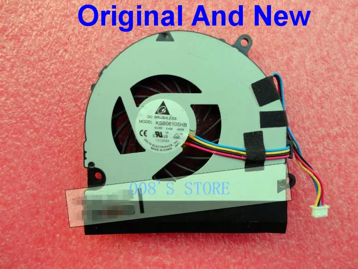 New Laptop CPU Cooling Cooler Fan For MSI CX640 CX640MX-496FR CR640 M2420 CX640DX MS-16Y1 Series KSB06105HB -BA10 BA10 4 Pin
New Laptop CPU Cooling Cooler Fan For MSI CX640 CX640MX-496FR CR640 M2420 CX640DX MS-16Y1 Series KSB06105HB -BA10 BA10 4 Pin