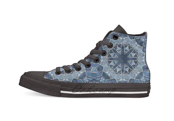 Geometric Blue Mandala Design breathable Casual High Top lace-up Canvas shoes sneakers For Drop shipping
Geometric Blue Mandala Design breathable Casual High Top lace-up Canvas shoes sneakers For Drop shipping