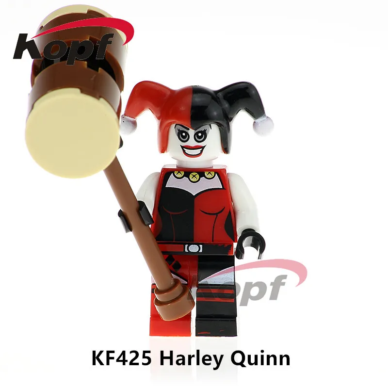 Single Sale Super Heroes Harley Quinn Joker Flash Wonder Woman Bricks Best Collection Building Blocks Toys for children KF425
Single Sale Super Heroes Harley Quinn Joker Flash Wonder Woman Bricks Best Collection Building Blocks Toys for children KF425