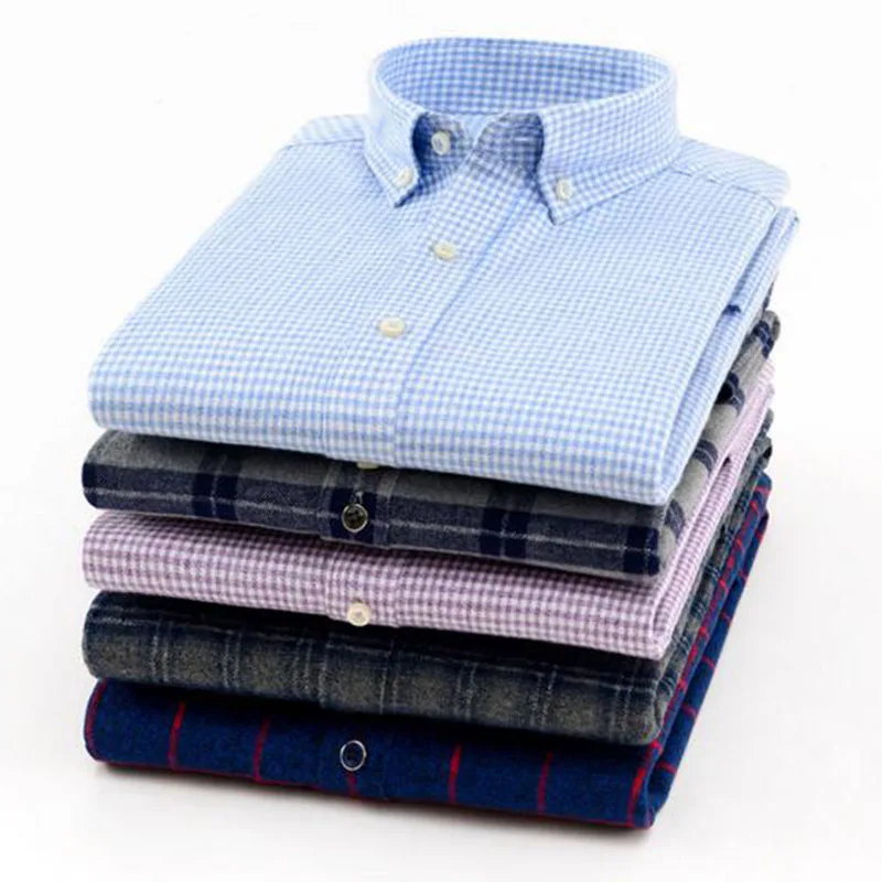 Winter Autumn Men Long Sleeve Plaid Printed Casual Shirts Camisa,Add Wool Flannel Warm Grind Wash and Wear Shirts Chemise
Winter Autumn Men Long Sleeve Plaid Printed Casual Shirts Camisa,Add Wool Flannel Warm Grind Wash and Wear Shirts Chemise
