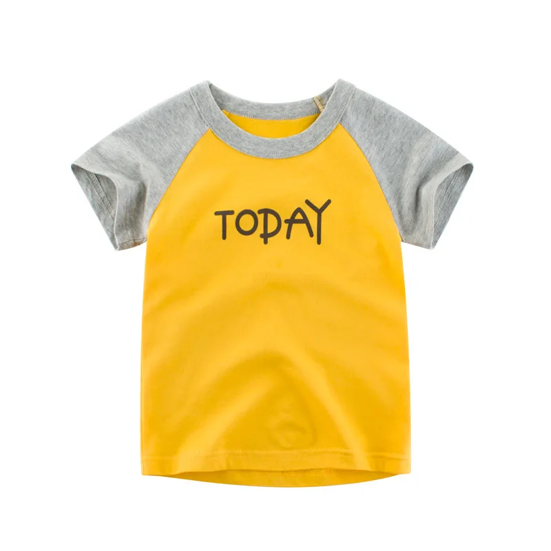 Children Short Sleeve T-shirts Summer 2019 Boys & Girls Patchwork T Shirts Summer Clothes Kids Cotton Tops Tees For Boys 2-8Y
Children Short Sleeve T-shirts Summer 2019 Boys & Girls Patchwork T Shirts Summer Clothes Kids Cotton Tops Tees For Boys 2-8Y
