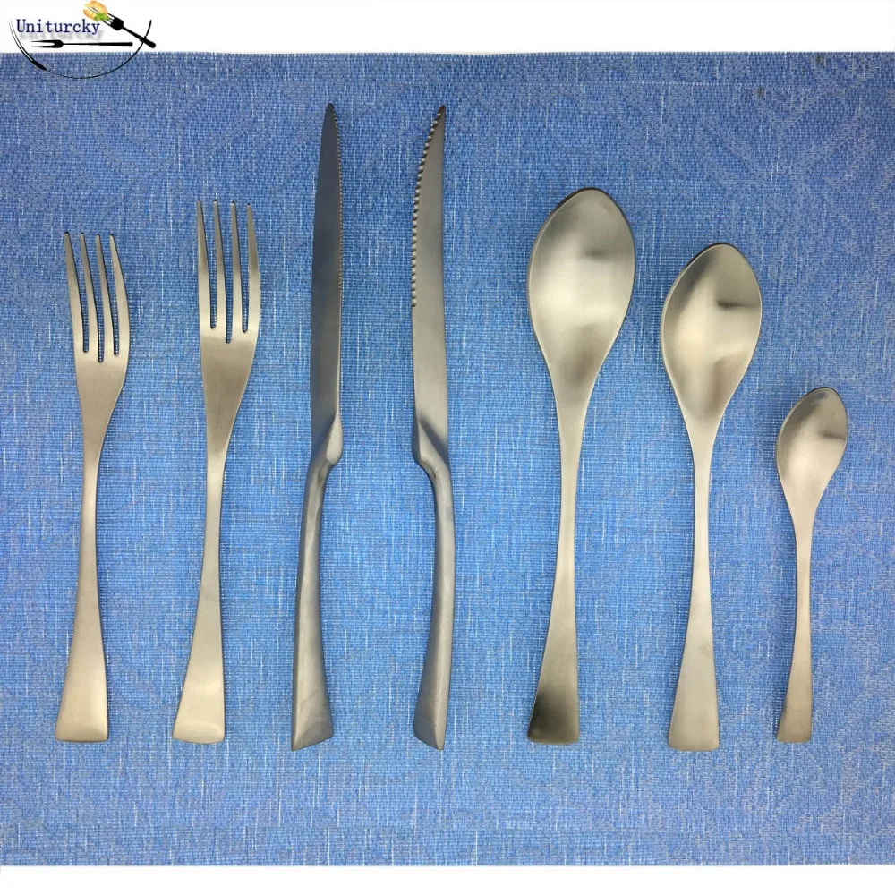 7 14 28PCS Silver 304 Stainless Steel Matte Dinnerware Set Cutlery Silverware Dessert Fork Dinner Scoop Steak Knife
7 14 28PCS Silver 304 Stainless Steel Matte Dinnerware Set Cutlery Silverware Dessert Fork Dinner Scoop Steak Knife