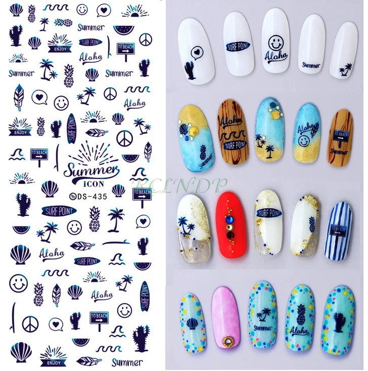 Nail sticker art decoration sliders adhesive design Sandy beach Cactus summer water Transfer decals manicure lacquer accessoires
Nail sticker art decoration sliders adhesive design Sandy beach Cactus summer water Transfer decals manicure lacquer accessoires