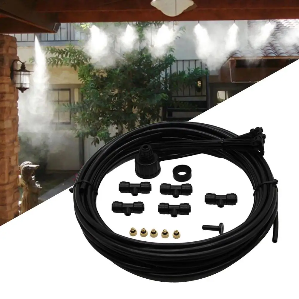 

Low Pressure Spray Set Leak Proof Copper Misting System Misters For Patio Gazebos Backyard Cooling Pool Play Areas