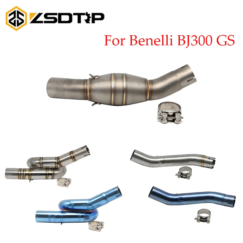 ZSDTRP Motorcycle Full System Exhaust Front Pipe Mid Link Connect Pipe Motorbike Moto Mid Tube For Benelli 300 BJ300 BJ300GS
ZSDTRP Motorcycle Full System Exhaust Front Pipe Mid Link Connect Pipe Motorbike Moto Mid Tube For Benelli 300 BJ300 BJ300GS