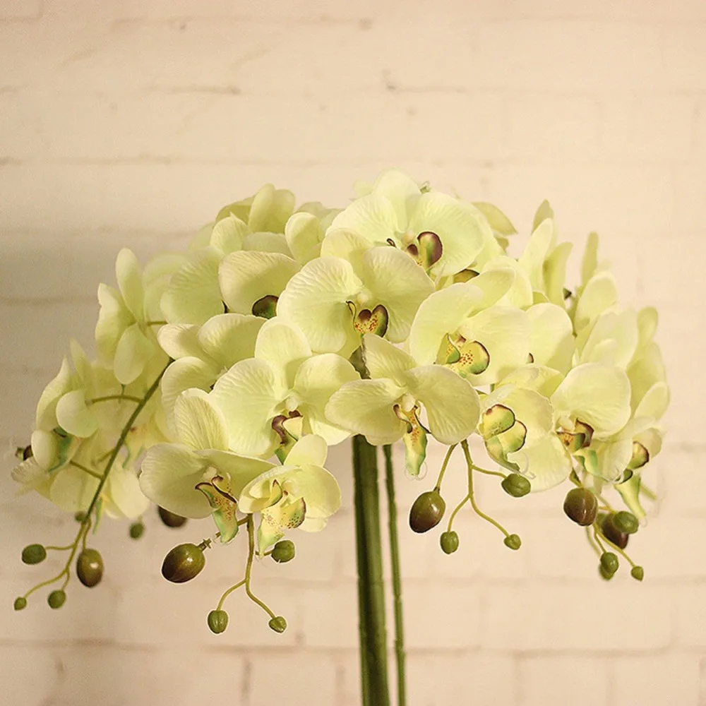 Fashion Butterfly Orchid Artificial Flower DIY Silk Flower Bouquet Phalaenopsis Wedding Home Decoration Festival Party Supplies
Fashion Butterfly Orchid Artificial Flower DIY Silk Flower Bouquet Phalaenopsis Wedding Home Decoration Festival Party Supplies