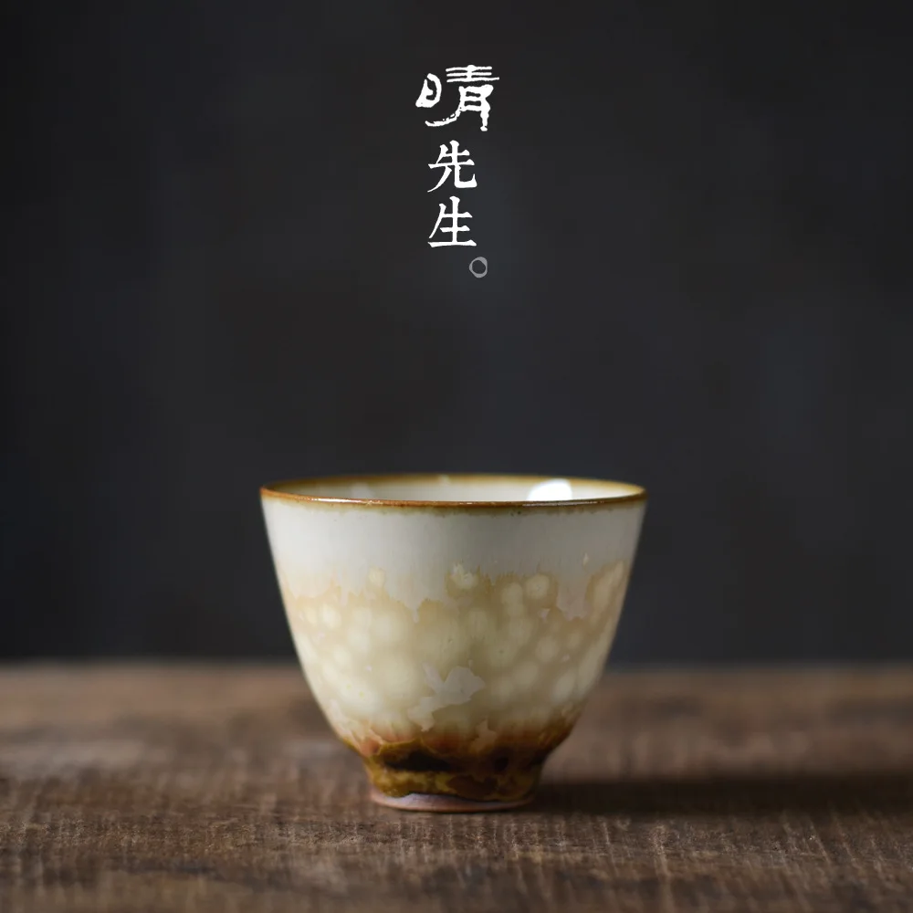 Jingdezhen color glaze kiln Open wafer Crystal Teacup Master cup Tea cup single cup ceramic tea set wild wood burning
Jingdezhen color glaze kiln Open wafer Crystal Teacup Master cup Tea cup single cup ceramic tea set wild wood burning
