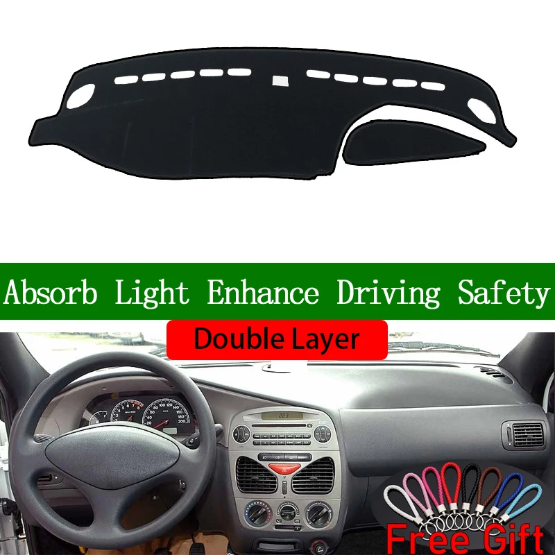 Double Layer Car Stickers For FIAT Palio siena Weekend 2004 2005 2006 Dashboard Cover Car Accessories Interior Car Decals
Double Layer Car Stickers For FIAT Palio siena Weekend 2004 2005 2006 Dashboard Cover Car Accessories Interior Car Decals