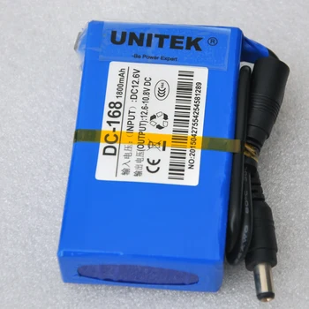 New lithium ion polymer DC 12v battery 1800mah rechargeable cell + 1pcs charger for CCTV camera system UPS Backup power supply
New lithium ion polymer DC 12v battery 1800mah rechargeable cell + 1pcs charger for CCTV camera system UPS Backup power supply