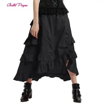 Retro Women's Victorian Gothic Steampunk Skirts Layers Sexy Party Black Ruffles Vintage High Waist High-Low Skirt 2020 new Style
Retro Women's Victorian Gothic Steampunk Skirts Layers Sexy Party Black Ruffles Vintage High Waist High-Low Skirt 2020 new Style