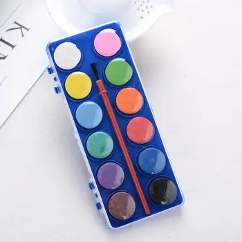 12 Colors Solid Watercolor Paints With Painting Brush for Children Kid DIY Art Painting Drawing Tools Set
12 Colors Solid Watercolor Paints With Painting Brush for Children Kid DIY Art Painting Drawing Tools Set