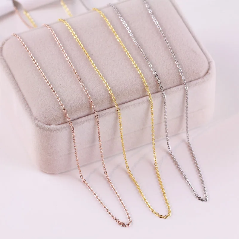 YUNRUO Gold /Silver Plated Single Chain Accessories Choker Necklace Medical Titanium Steel Woman Jewelry Wholesale Free Shipping
YUNRUO Gold /Silver Plated Single Chain Accessories Choker Necklace Medical Titanium Steel Woman Jewelry Wholesale Free Shipping