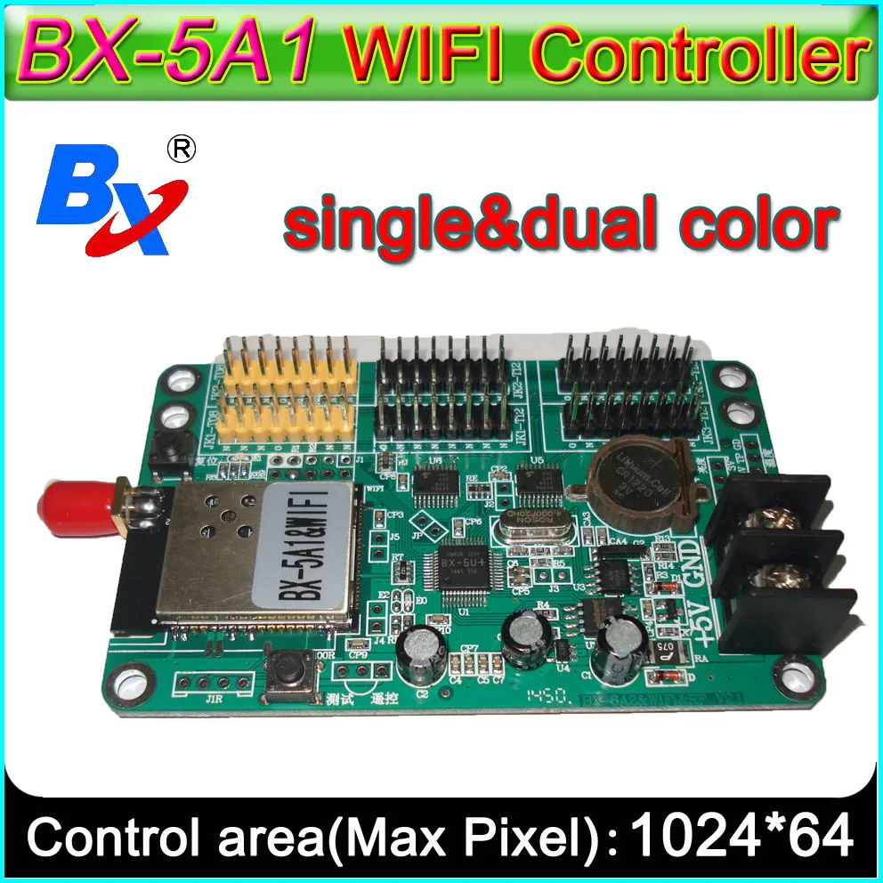 onbon BX-5A1&WIFI Control card P10 LED display Module Single&double color wireless controllerP10 led panel sign | Электронные