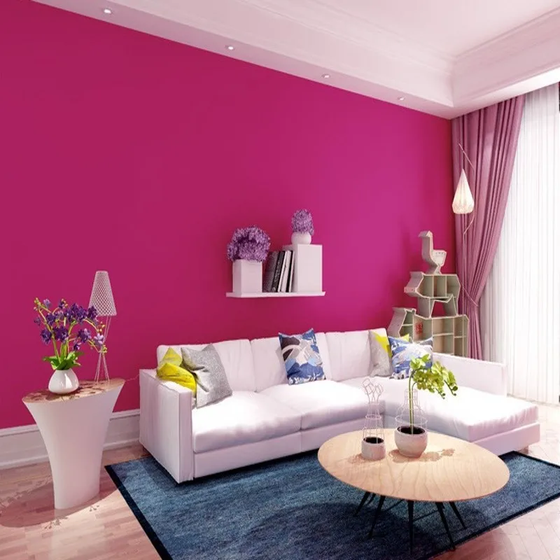 Free Shipping Romantic rose red solid color non-woven bedroom living room wallpaper fashion nail shop clothing store wallpaper
Free Shipping Romantic rose red solid color non-woven bedroom living room wallpaper fashion nail shop clothing store wallpaper