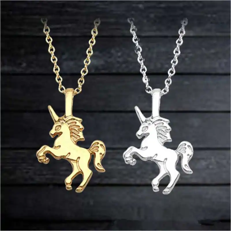 Accessories Fashion Popular Jewelry Pendant Gift Women Unicorn Necklace Necklace Simple Temperament Clavicle Chain Wholesale
Accessories Fashion Popular Jewelry Pendant Gift Women Unicorn Necklace Necklace Simple Temperament Clavicle Chain Wholesale