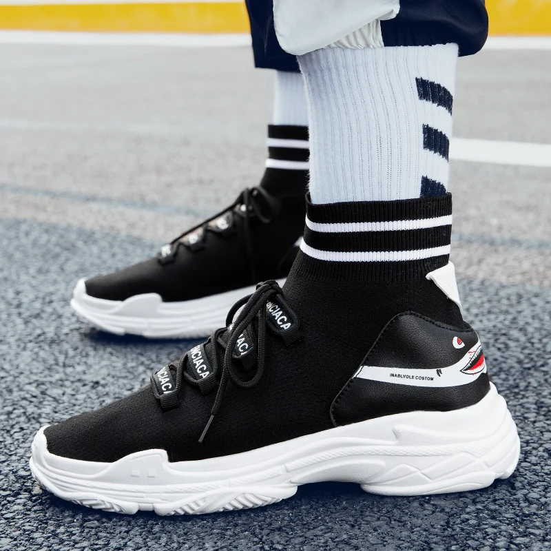 Shark Women's Boots Black Socks Shoes Unisex Fashion 2019 Casual Flat Shoes Ladies Socks Boots Outdoor Sneakers Tenis Feminino
Shark Women's Boots Black Socks Shoes Unisex Fashion 2019 Casual Flat Shoes Ladies Socks Boots Outdoor Sneakers Tenis Feminino