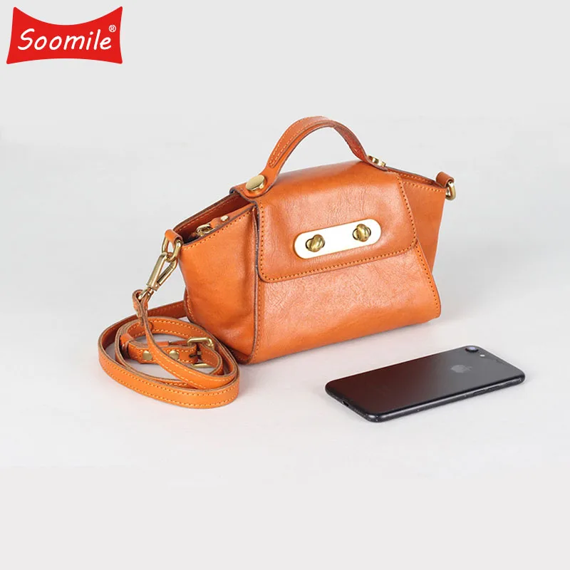 Genuine leather Fashion female small bag Cow Leather retro women single shoulder bag 2018 new pure color ladies' luxury handbag
Genuine leather Fashion female small bag Cow Leather retro women single shoulder bag 2018 new pure color ladies' luxury handbag