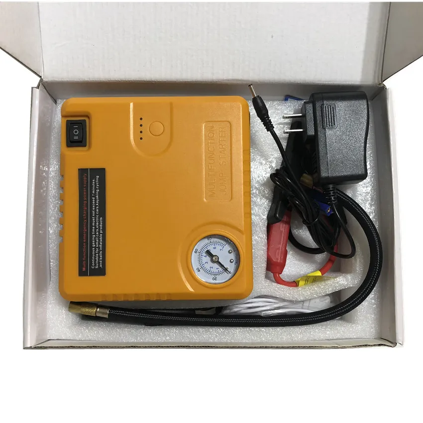 Starting device 12V Car Battery Jump Starter power Booster Power Bank Multi-function Car Jump Starter Air Pump TM16B
Starting device 12V Car Battery Jump Starter power Booster Power Bank Multi-function Car Jump Starter Air Pump TM16B