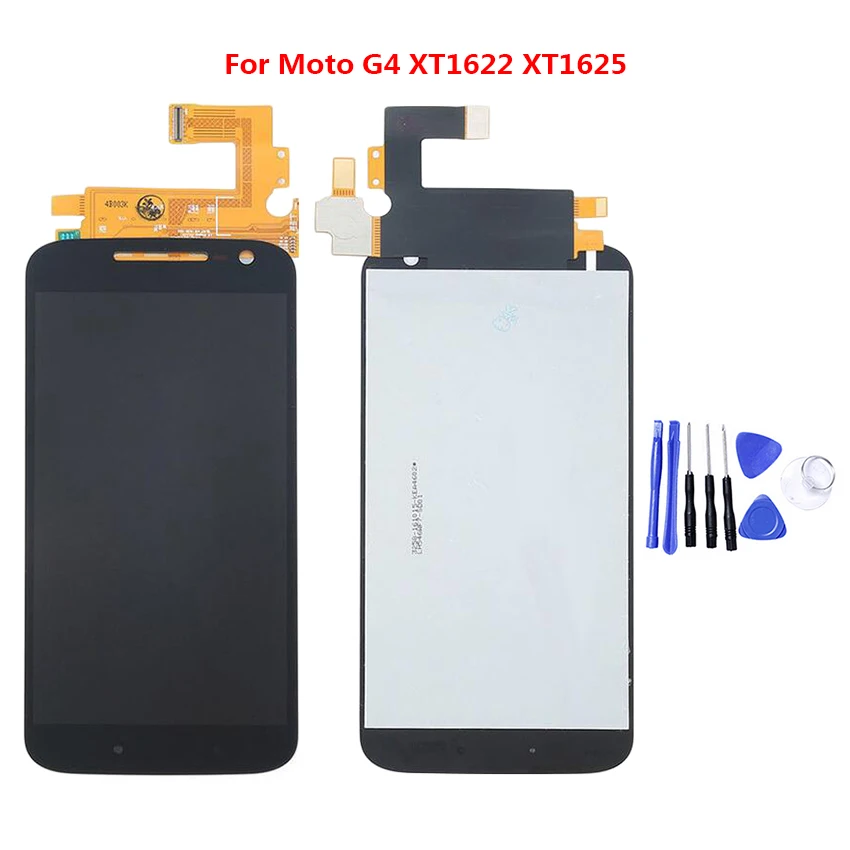 LCD Display Touch Screen For Motorola G4 XT1622 XT1625 Mobile Phone Lcds Digitizer Assembly Replacement Parts With Tools | Мобильные