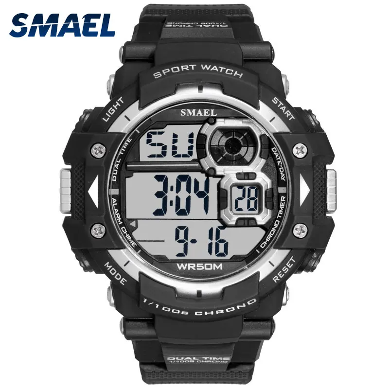 Digital Wristwatches Military SMAEL Big Men Clock Army Sport Watches Waterproof relogio masculino 1379B Men Watches Digital LED
Digital Wristwatches Military SMAEL Big Men Clock Army Sport Watches Waterproof relogio masculino 1379B Men Watches Digital LED