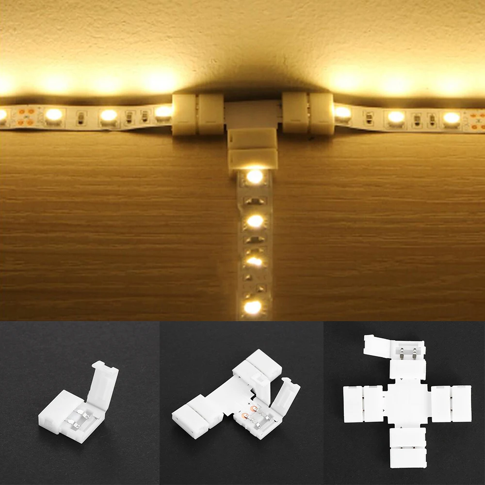 1/5/10Pcs LED Strip Connectors 2pin 8mm 10mm For 3528 5050 Free Welding Connector
1/5/10Pcs LED Strip Connectors 2pin 8mm 10mm For 3528 5050 Free Welding Connector