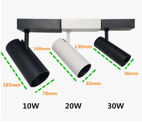 COB LED 3 lines Track Light Lamp 10W 20W 30W Track Lighting Fixtures Spotlights Ceiling Lights 240V for Store Exhibition
COB LED 3 lines Track Light Lamp 10W 20W 30W Track Lighting Fixtures Spotlights Ceiling Lights 240V for Store Exhibition