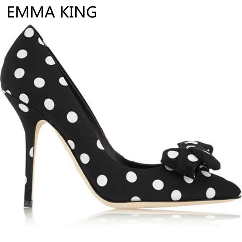 2019 New Fashion Polka Dot Gladiator Pumps Women Runway Shoes Spring Autumn Shallow Stiletto Slip On Elegant Bow-knot High Heels
2019 New Fashion Polka Dot Gladiator Pumps Women Runway Shoes Spring Autumn Shallow Stiletto Slip On Elegant Bow-knot High Heels