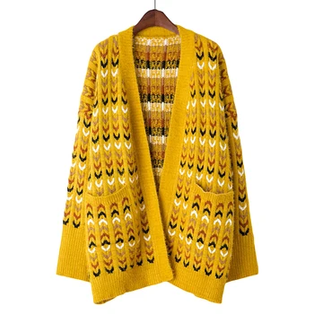 Autumn Winter Batwing Sleeve Cardigans Sweater Coats 2018 New Striped Print Thicken Sweater Fashion Knitted Sweater Coats YP1154
Autumn Winter Batwing Sleeve Cardigans Sweater Coats 2018 New Striped Print Thicken Sweater Fashion Knitted Sweater Coats YP1154