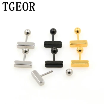 free shipping Hot titanium colors 30pcs 1.2*6*4/(3*10)mm surgical Stainless Steel stick cuboid ear tragus piercing earring
free shipping Hot titanium colors 30pcs 1.2*6*4/(3*10)mm surgical Stainless Steel stick cuboid ear tragus piercing earring