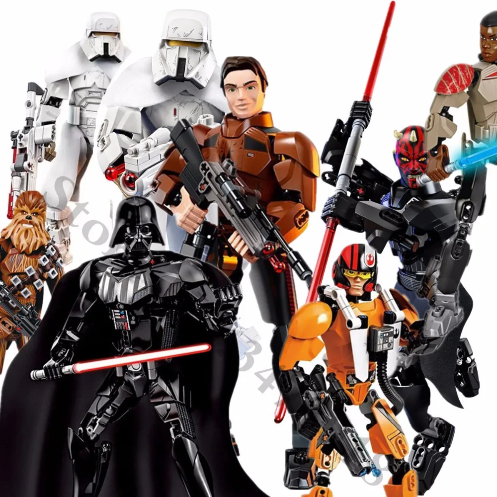 Star Super hero Wars Han Solo Range Trooper Darth Maul Darth Vader Commander Cody K-2SO Scarif Legoings Model Building blocks
Star Super hero Wars Han Solo Range Trooper Darth Maul Darth Vader Commander Cody K-2SO Scarif Legoings Model Building blocks