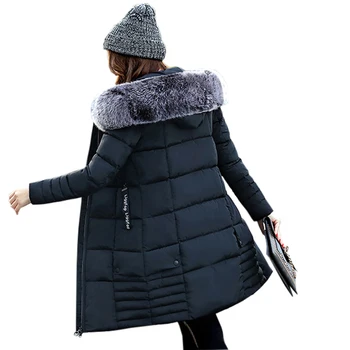2017 New Fashion Big Faux Fur Collar Coats Slim Waist Women's Winter long Hooded Down cotton Coat Female Thicker Parka AC259
2017 New Fashion Big Faux Fur Collar Coats Slim Waist Women's Winter long Hooded Down cotton Coat Female Thicker Parka AC259
