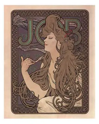JOB CIGARETTE PAPER POSTER alphonse mucha FRANCE vintage SILK POSTER Decorative painting 24x36inch
JOB CIGARETTE PAPER POSTER alphonse mucha FRANCE vintage SILK POSTER Decorative painting 24x36inch