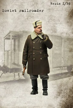 Assembly Unpainted Scale 1/35 soviet railroader standing winter WAR 1938 figure Historical Resin Model Miniature Kit
Assembly Unpainted Scale 1/35 soviet railroader standing winter WAR 1938 figure Historical Resin Model Miniature Kit
