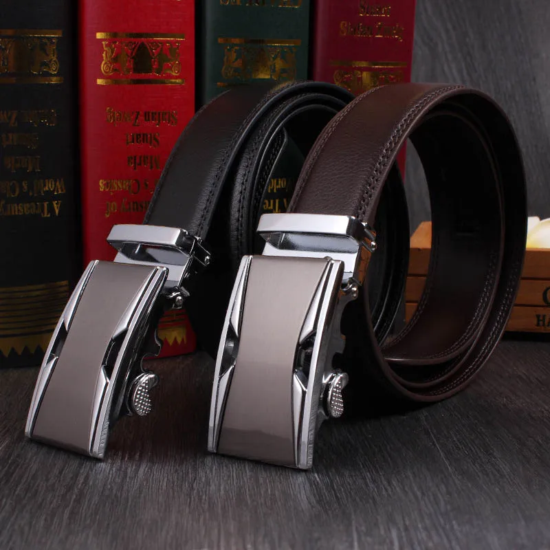 Fashion Trend Men Belt Cow Genuine Leather Business Belts For Men Adjustable Automatic Buckle Belts Luxury Belts Men Leather
Fashion Trend Men Belt Cow Genuine Leather Business Belts For Men Adjustable Automatic Buckle Belts Luxury Belts Men Leather