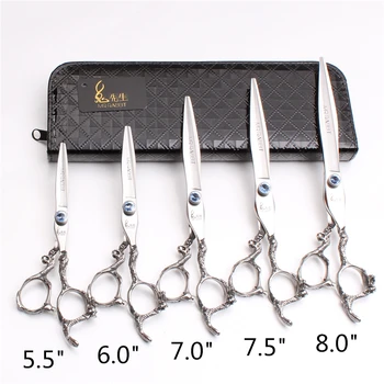 1Pair 5.5" 6" 7" 7.5" 8" 440C Mr Rabbit Hairdressing Scissors Thinning / Cutting Scissors Human Hair Scissors Pets Shears T9006
1Pair 5.5" 6" 7" 7.5" 8" 440C Mr Rabbit Hairdressing Scissors Thinning / Cutting Scissors Human Hair Scissors Pets Shears T9006