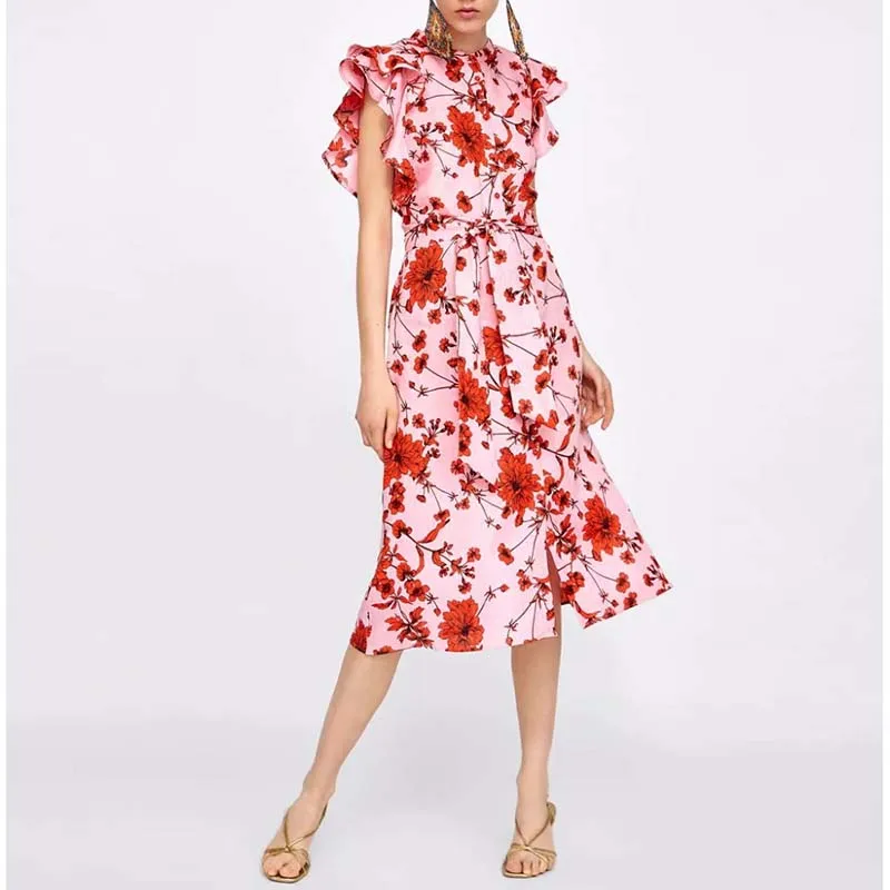 JXYSY summer dress vestido 2018 sashes bow print floral o-neck butterfly sleeve maxi dress women 2 pieces set top
JXYSY summer dress vestido 2018 sashes bow print floral o-neck butterfly sleeve maxi dress women 2 pieces set top