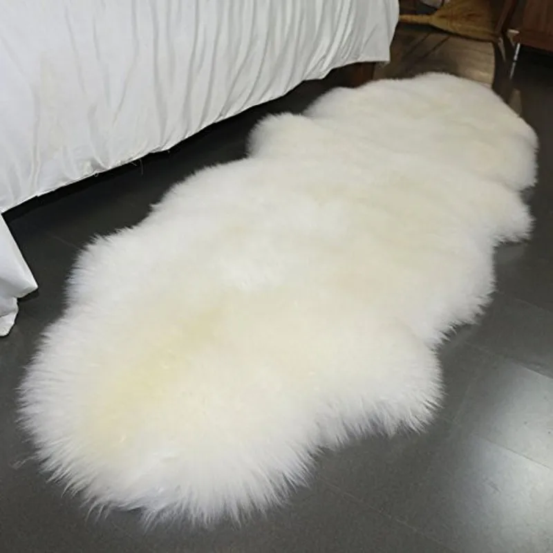 Double Real Sheepskin Rug Genuine Sheepskin Rug 2P Real Fur Rug for Bedroom Sofa Cover Double Real Sheepskin Rug Bay Window Pad
Double Real Sheepskin Rug Genuine Sheepskin Rug 2P Real Fur Rug for Bedroom Sofa Cover Double Real Sheepskin Rug Bay Window Pad