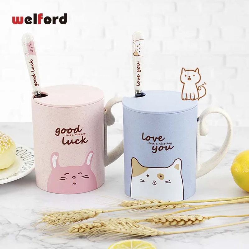 cartoon animal straw Mug Resistant with lid spoon BPA free Milk Lemon Juice Cup Drinkware Coffee milk for kid Cups Mug Gift
cartoon animal straw Mug Resistant with lid spoon BPA free Milk Lemon Juice Cup Drinkware Coffee milk for kid Cups Mug Gift