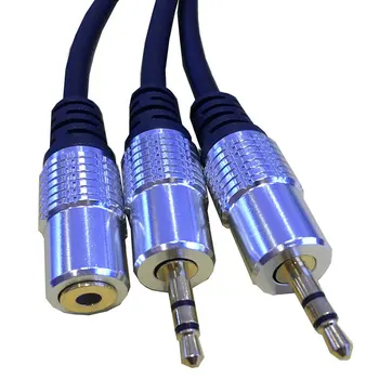 DC 3.5mm TRRS 3 Pole female to 2 3.5mm male input TRS Stereo Audio Adapter splitter cable(Microphone and headset) 0.3m
DC 3.5mm TRRS 3 Pole female to 2 3.5mm male input TRS Stereo Audio Adapter splitter cable(Microphone and headset) 0.3m